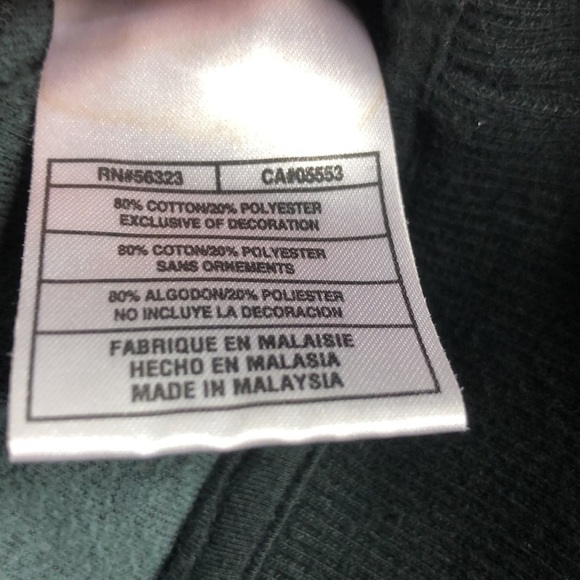 Nike Jacket Dark Green Velour Feel M 8-10 - Picture 5 of 5